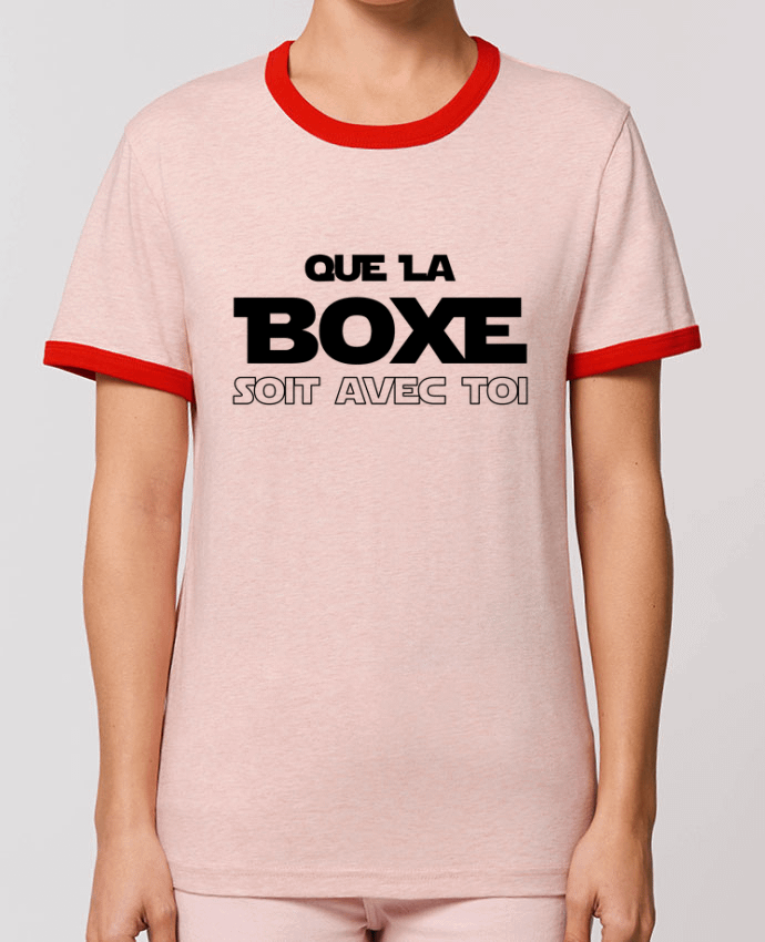 T-Shirt Contrasté Unisexe Stanley RINGER Que la boxe soit avec toi by tunetoo