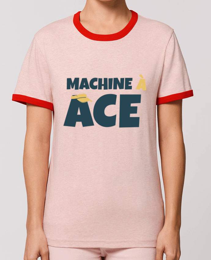 T-Shirt Contrasté Unisexe Stanley RINGER Machine à ACE por tunetoo