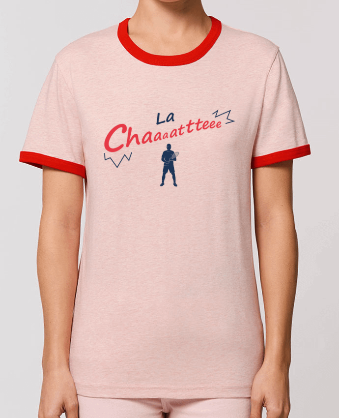 T-Shirt Contrasté Unisexe Stanley RINGER La Chaaattteee - Benoit Paire by tunetoo