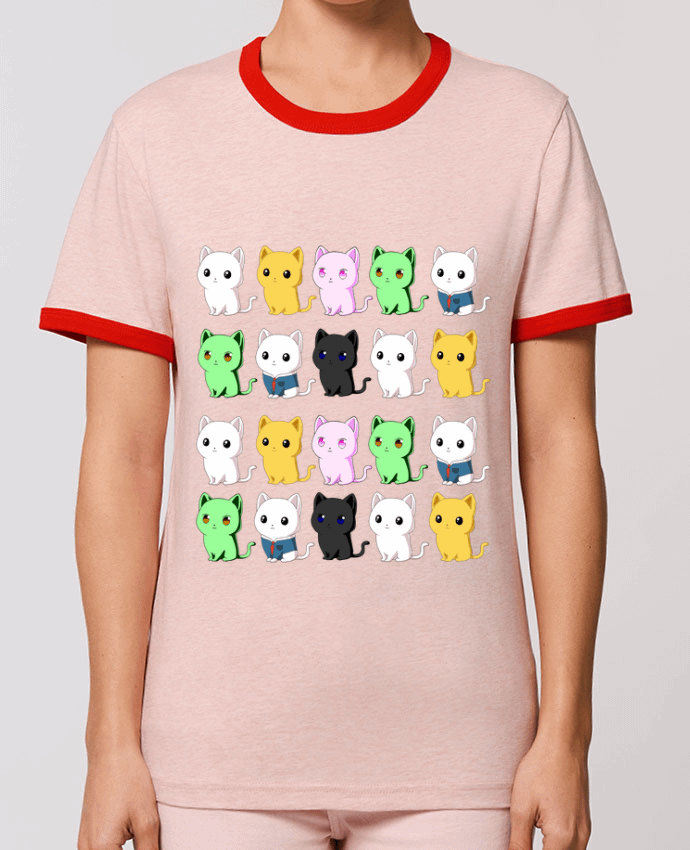 T-shirt Mini gatos de colores par MaaxLoL