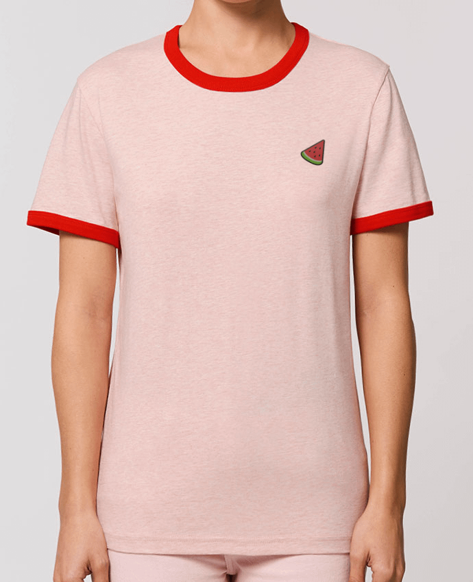 T-shirt brodé Watermelon Par  tunetoo