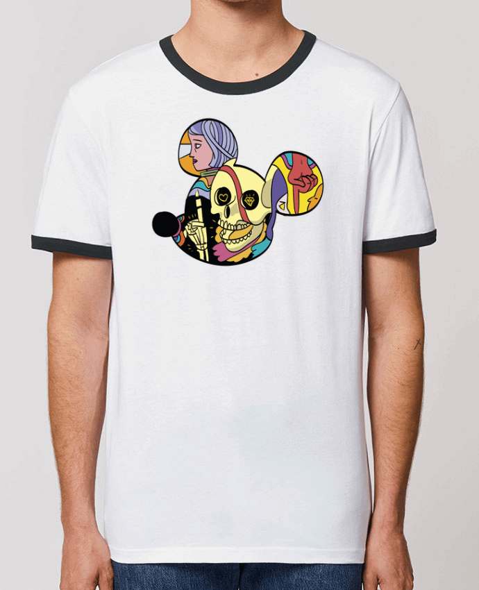 CAMISETA BORDES EN CONTRASTE UNISEX Stanley RINGER wonderland por Arya Mularama
