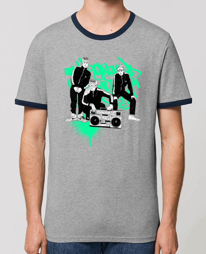 T-Shirt Contrasté Unisexe Stanley RINGER beastieboys by Nick cocozza