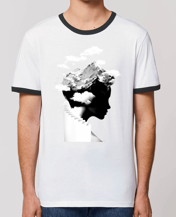 T-Shirt Contrasté Unisexe Stanley RINGER It's a cloudy day by robertfarkas