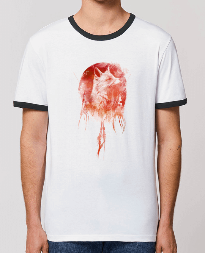 Unisex ringer t-shirt Ringer Mars by robertfarkas