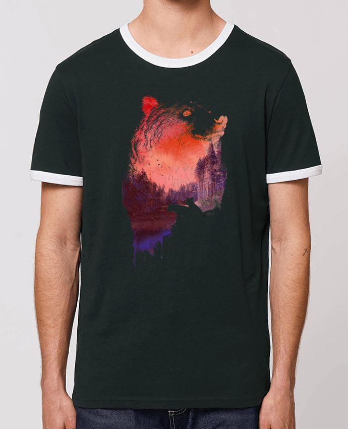 CAMISETA BORDES EN CONTRASTE UNISEX Stanley RINGER Love forever por robertfarkas