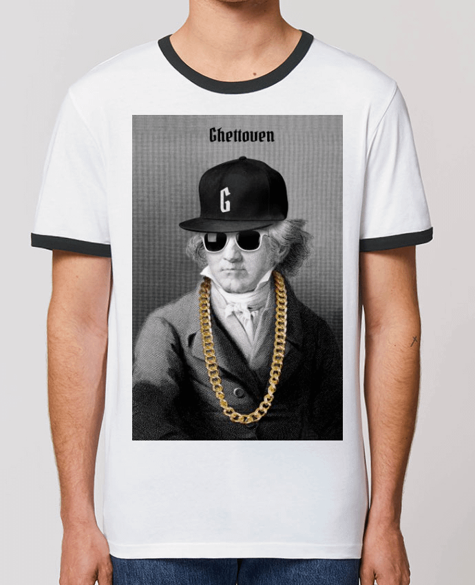 T-Shirt Contrasté Unisexe Stanley RINGER Ghettoven by 