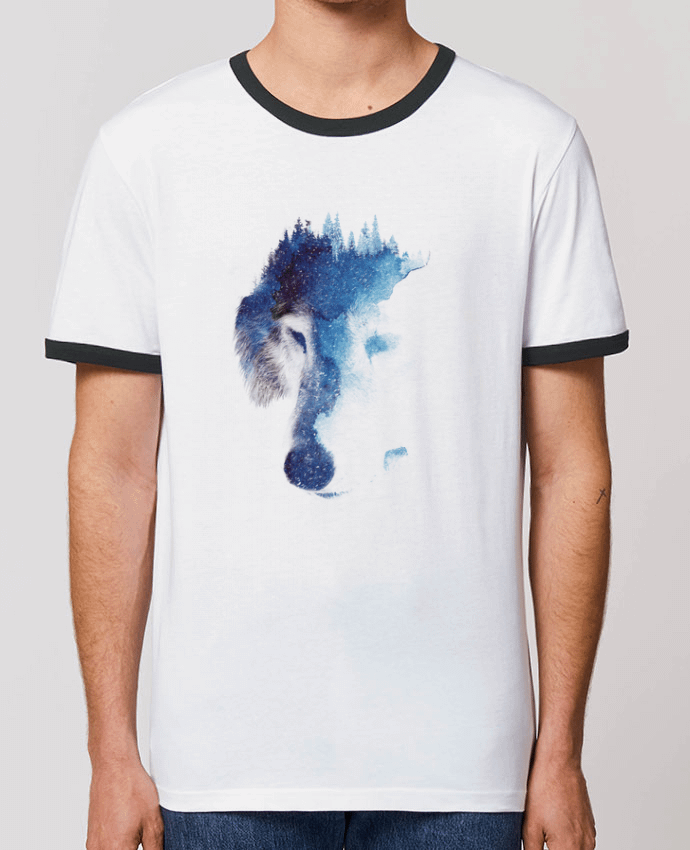 T-Shirt Contrasté Unisexe Stanley RINGER Through many storms by robertfarkas