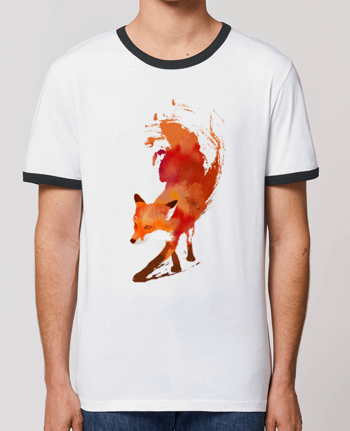 CAMISETA BORDES EN CONTRASTE UNISEX Stanley RINGER Vulpes vulpes por robertfarkas