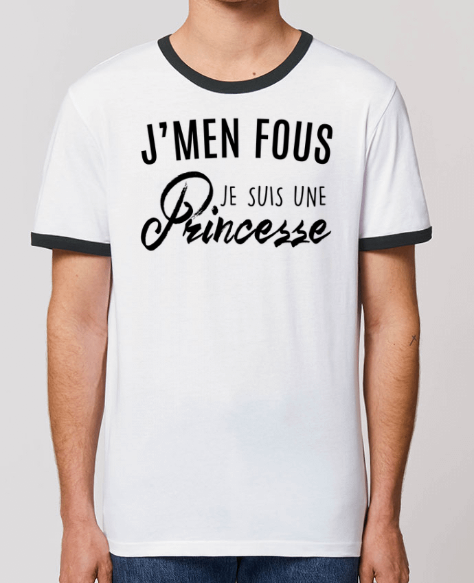T-shirt J'men fous je suis une princesse par La boutique de Laura