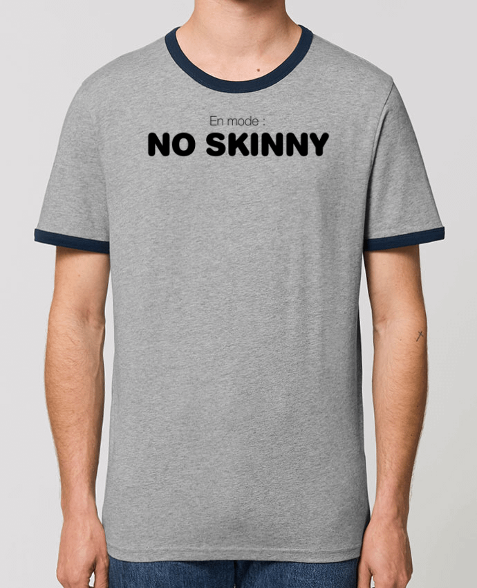 T-Shirt Contrasté Unisexe Stanley RINGER No skinny by tunetoo