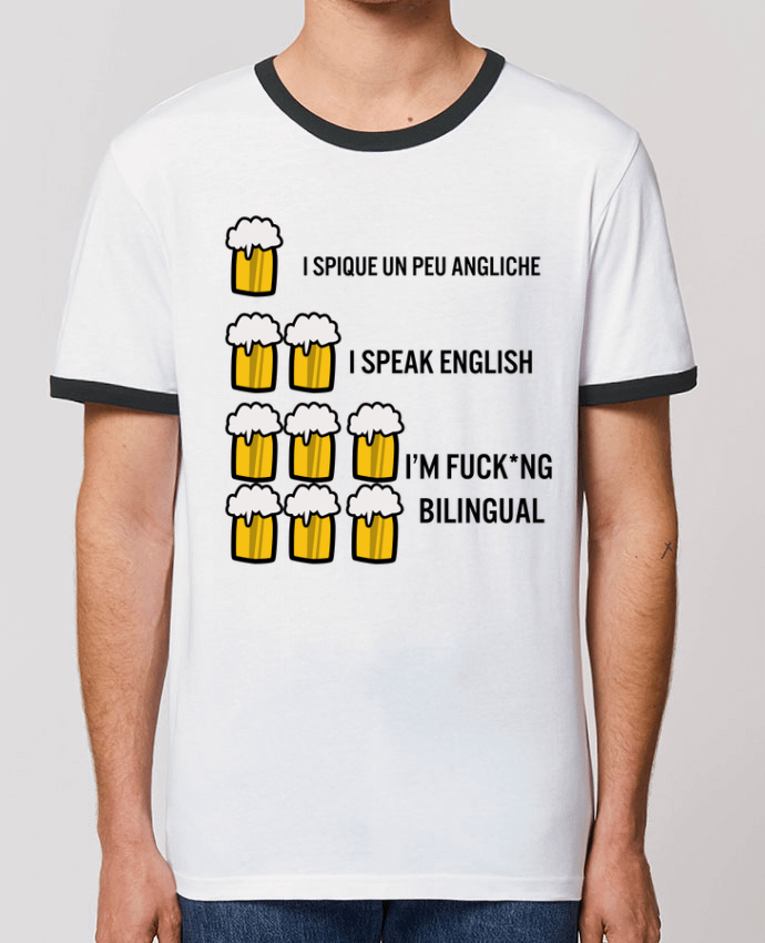 T-shirt I'm bilingual par Kudice