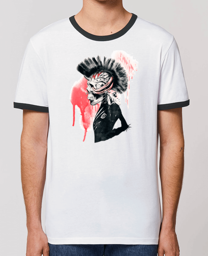 Unisex ringer t-shirt Ringer Punk by ali_gulec