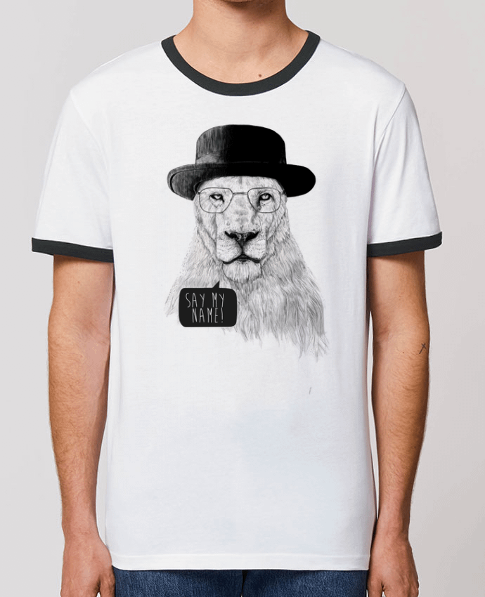 CAMISETA BORDES EN CONTRASTE UNISEX Stanley RINGER Say my name por Balàzs Solti