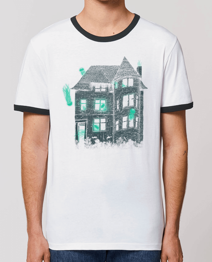 Unisex ringer t-shirt Ringer A new home by Florent Bodart