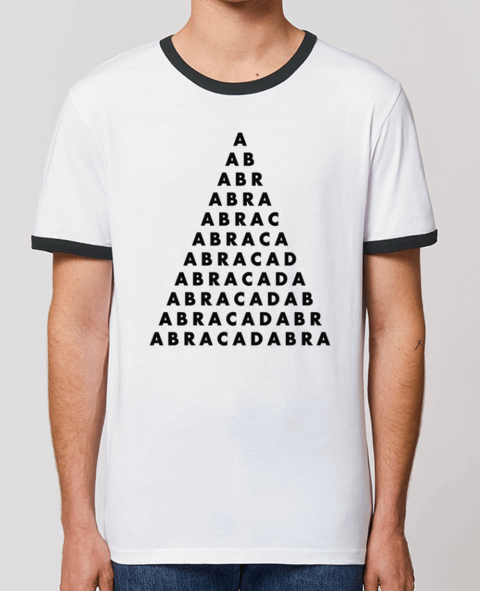Unisex ringer t-shirt Ringer Abracadabra by tunetoo