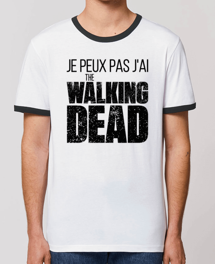 T-Shirt Contrasté Unisexe Stanley RINGER The walking dead by tunetoo