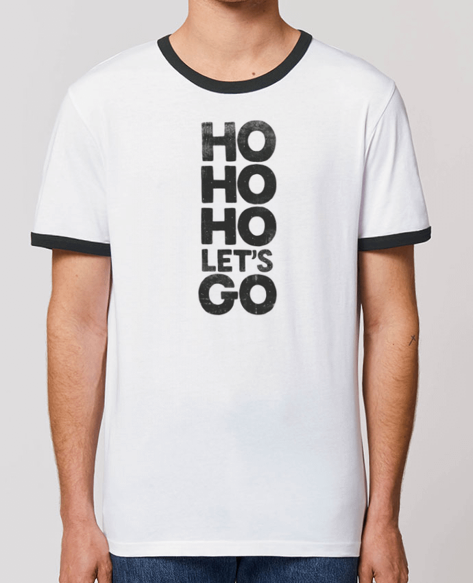 CAMISETA BORDES EN CONTRASTE UNISEX Stanley RINGER Let's Go por Morozinka