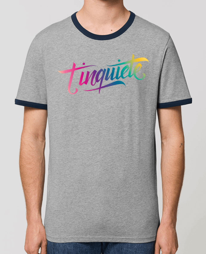 Unisex ringer t-shirt Ringer Tinquiete by Promis