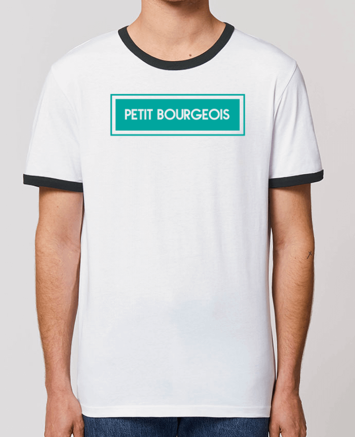 Unisex ringer t-shirt Ringer Petit bourgeois by tunetoo