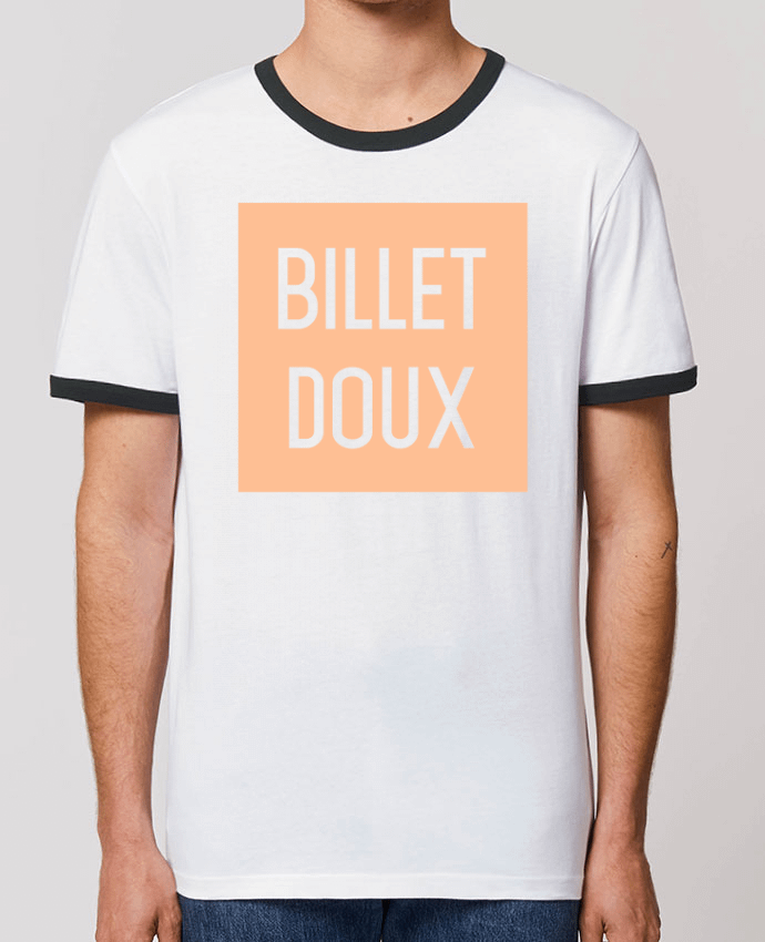 Unisex ringer t-shirt Ringer Billet doux by tunetoo