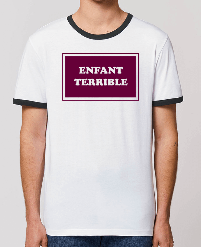 Unisex ringer t-shirt Ringer Enfant terrible by tunetoo