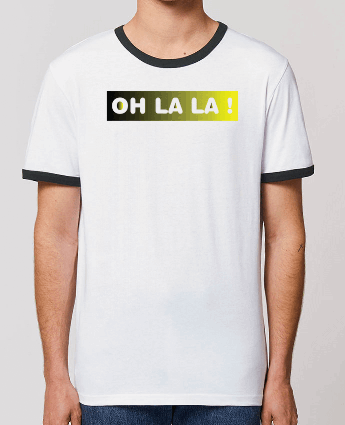 CAMISETA BORDES EN CONTRASTE UNISEX Stanley RINGER Oh la la ! por tunetoo
