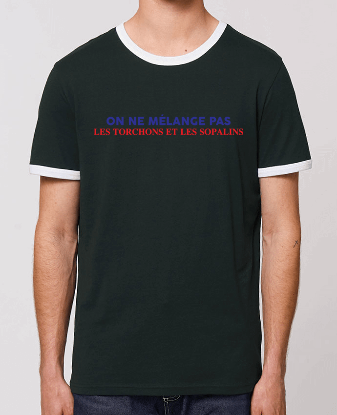 T-Shirt Contrasté Unisexe Stanley RINGER On ne mélange pas by tunetoo