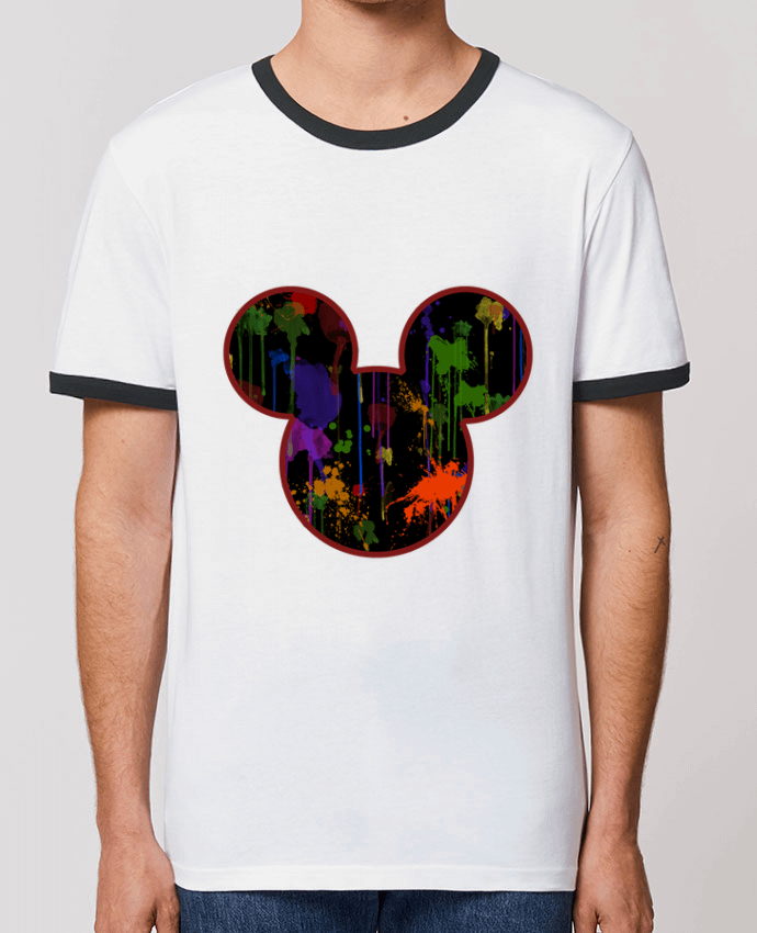 T-shirt Tete de Mickey version noir par Tasca