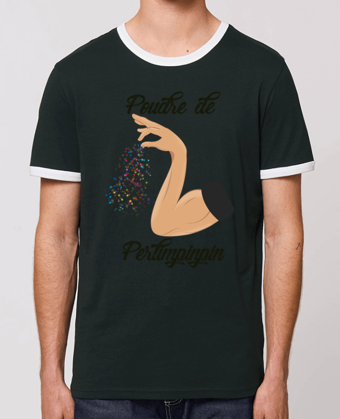 Unisex ringer t-shirt Ringer Poudre de Perlimpinpin by tunetoo