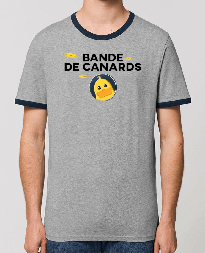 T-Shirt Contrasté Unisexe Stanley RINGER Bande de canards by tunetoo