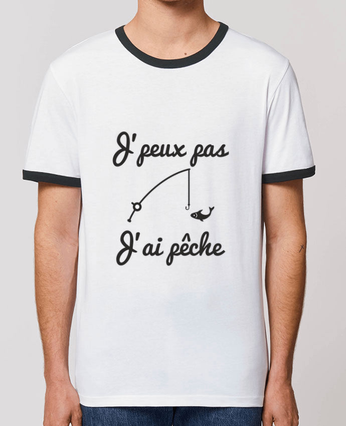 T-shirt J'peux pas j'ai pêche,tee shirt pécheur,pêcheur par Benichan