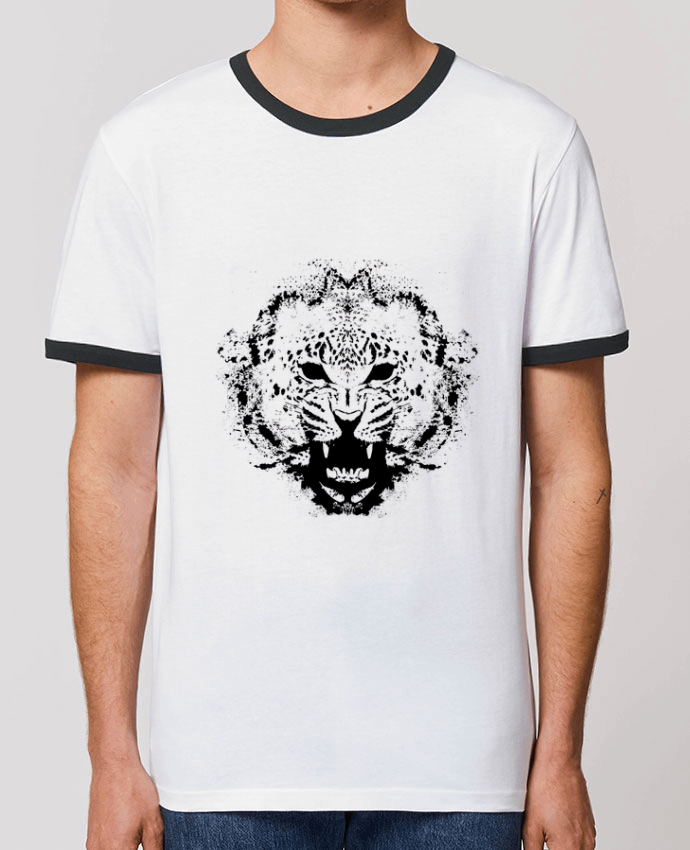 Unisex ringer t-shirt Ringer leobyd by Graff4Art