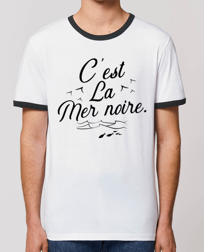 CAMISETA BORDES EN CONTRASTE UNISEX Stanley RINGER C'est la mer noire por Original t-shirt