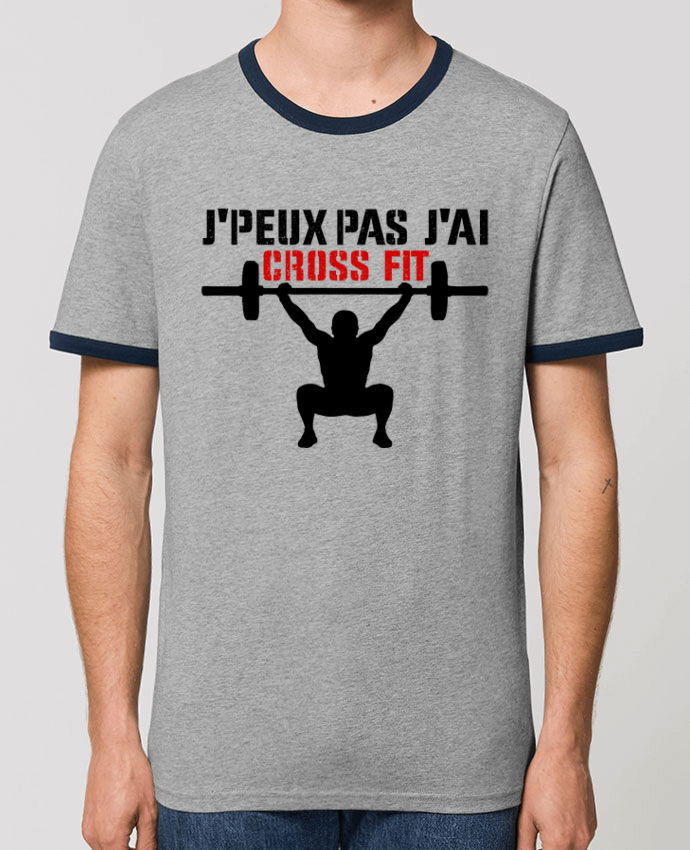 CAMISETA BORDES EN CONTRASTE UNISEX Stanley RINGER J'peux pas j'ai Crossfit por tunetoo