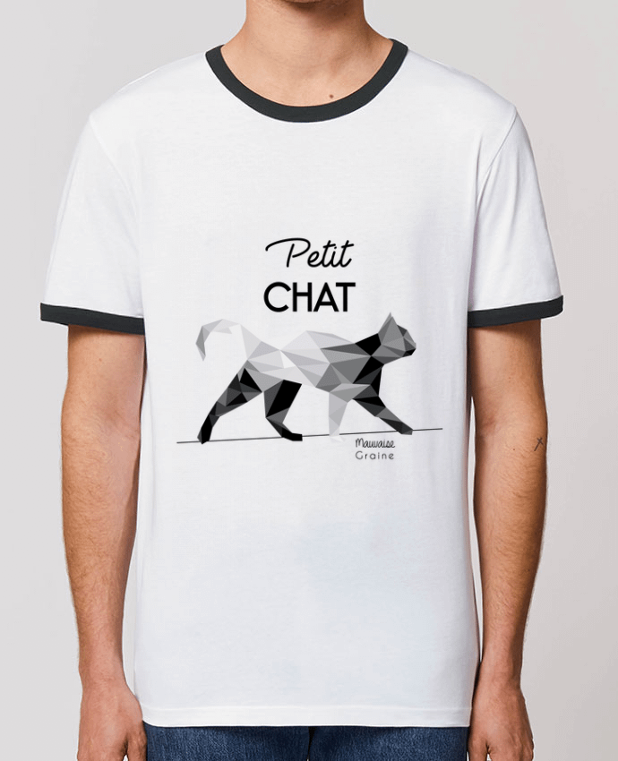 T-shirt Petit chat origami par Mauvaise Graine