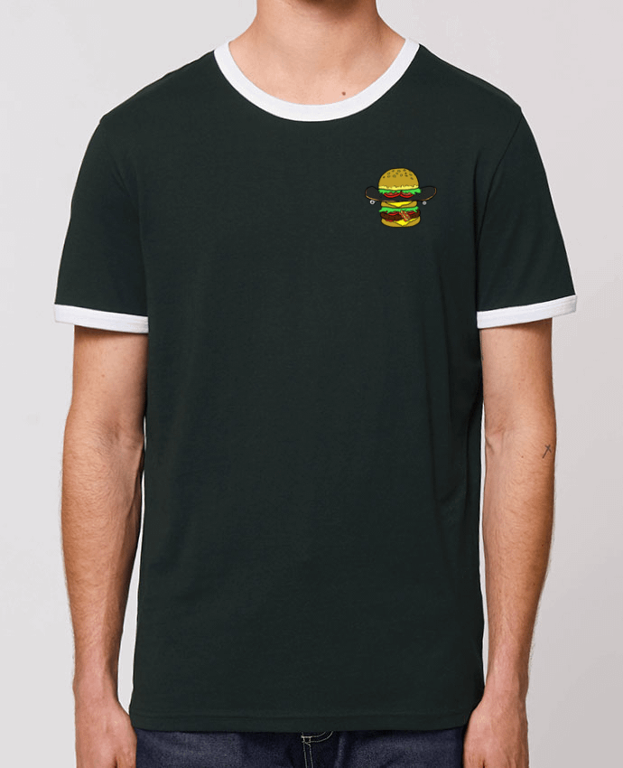 T-Shirt Contrasté Unisexe Stanley RINGER Skateburger by Salade