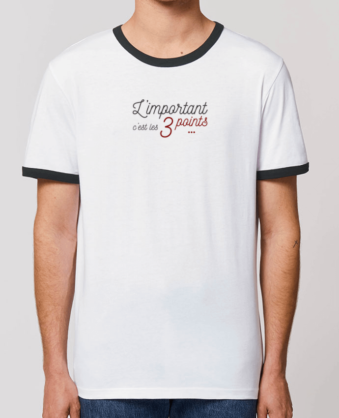 T-shirt L'important c'est les trois points par AkenGraphics