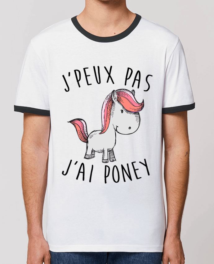 T-shirt Je peux pas j'ai poney par FRENCHUP-MAYO