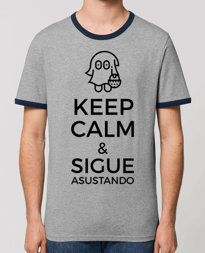 T-shirt Keep Calm and Sigue Asustando par tunetoo