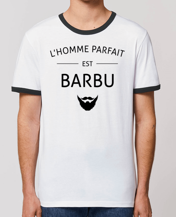 T-shirt L'homme parfait est barbu par La boutique de Laura