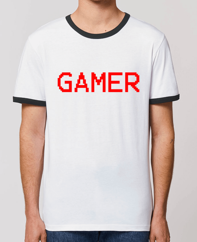 Unisex ringer t-shirt Ringer GAMER by lisartistaya