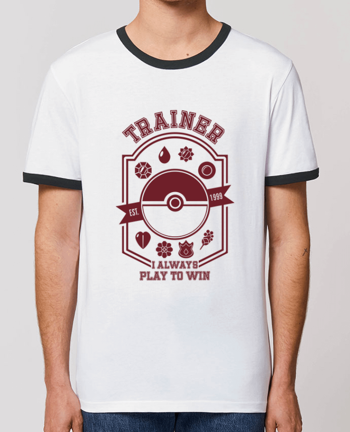 CAMISETA BORDES EN CONTRASTE UNISEX Stanley RINGER Trainer since 1999 por Kempo24