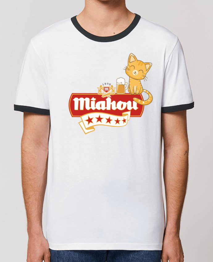 T-Shirt Contrasté Unisexe Stanley RINGER Miahou by ParanoiaRecords