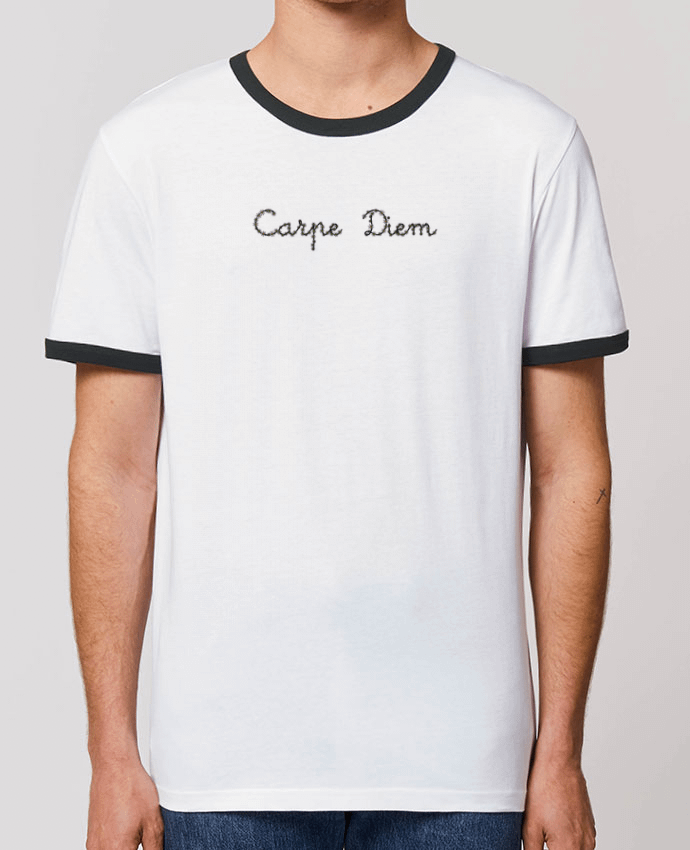 CAMISETA BORDES EN CONTRASTE UNISEX Stanley RINGER Carpe Diem por Les Caprices de Filles
