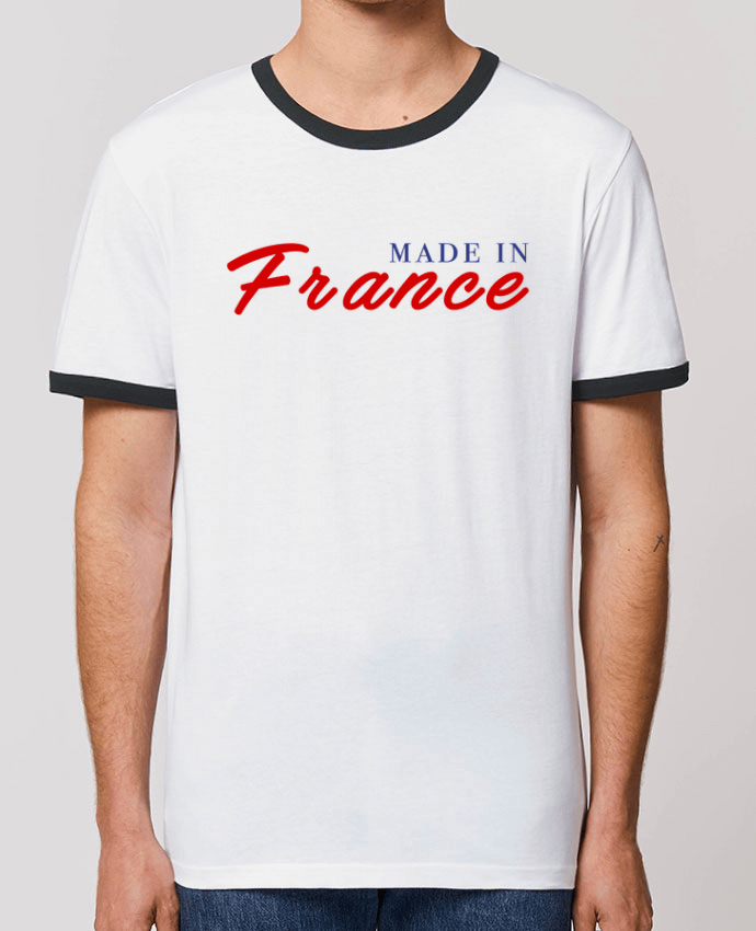 T-Shirt Contrasté Unisexe Stanley RINGER MADE IN FRANCE by Graffink