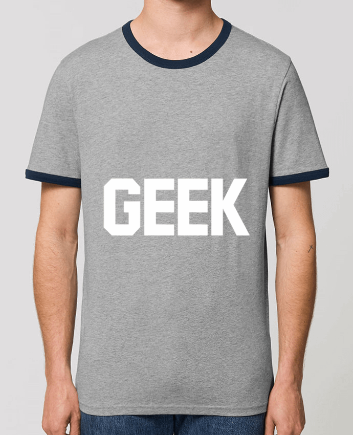 T-Shirt Contrasté Unisexe Stanley RINGER Geek by Bichette