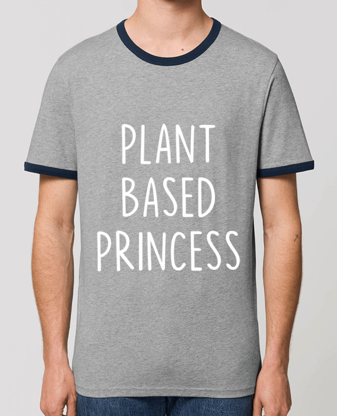 CAMISETA BORDES EN CONTRASTE UNISEX Stanley RINGER Plant based princess por Bichette