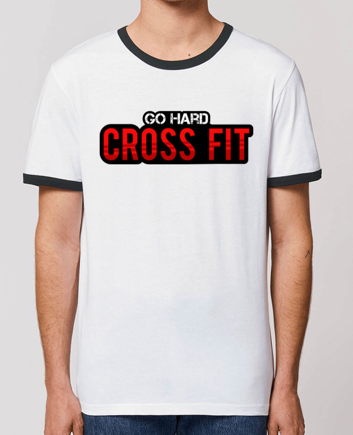 Unisex ringer t-shirt Ringer Go Hard ! Crossfit by tunetoo