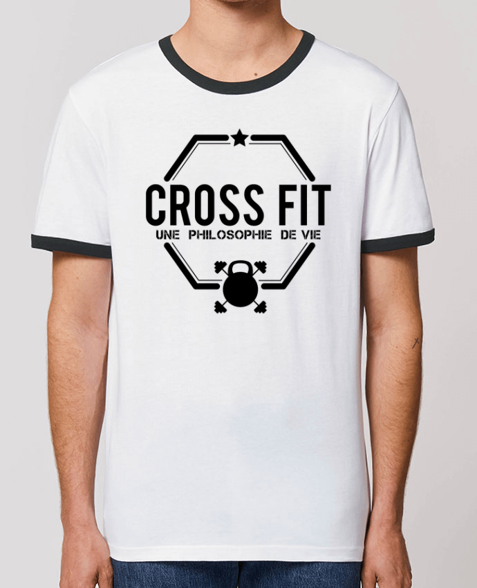 Unisex ringer t-shirt Ringer Crossfit une philosophie de vie by tunetoo
